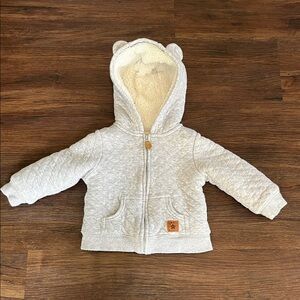 Adorable Gray Kids Hoodie with Bear Ears